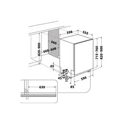 Посудомийна машина Hotpoint-Ariston HM7 42 L - мініатюра 9