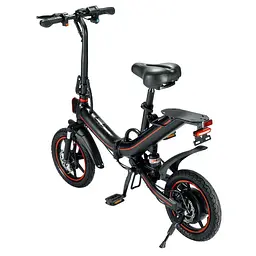 Складаний міський електровелосипед OUXI V5, 400Вт, 14", макс. швидкість 25 км/год, запас ходу 70 км, чорний - мініатюра 3