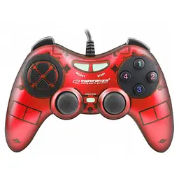 Геймпад Esperanza Fighter USB Red (EGG105R) - мініатюра 2