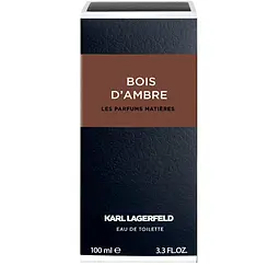 Туалетна вода Karl Lagerfeld Les Parfums Matieres Bois d'Ambre Eau De Toilette 100 мл - мініатюра 3