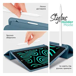 Чохол-книжка для планшета Samsung Galaxy Tab S11 (SM-X730/X736), Smart Fold Pen, фіолетовий, 11 дюймів, з екошкіри + TPU, з магнітною застібкою, підставкою, тримачем під стилус, протиударний, з функцією Wake/Sleep, ArmorStandart (ARM88426) - мініатюра 5