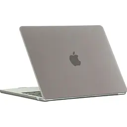 Пластикова накладка (верх та низ) DK HardShell Case для Apple MacBook Air 15` M2-M4 A2941/A3114/A3241 (2023-2025) Gray [151633] - мініатюра 2