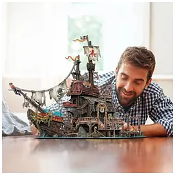 Пазл Cubic Fun 3D Піратський корабель Тортуга (T4039h) - мініатюра 5