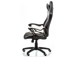 Комп'ютерне крісло для геймера Special4You Nero black/white (E5371) - мініатюра 3