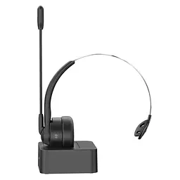 Бездротова Bluetooth-гарнітура Opptel BH31S з мікрофоном ENC та зарядною док-станцією (Чорний) - мініатюра 4