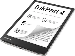 Електронна книжка PocketBook InkPad 4 (PB743G) IPX8 Stardust Silver - мініатюра 4