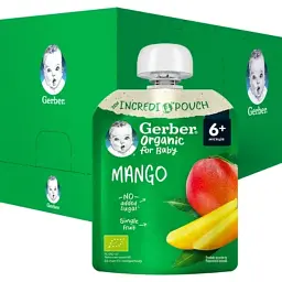 Дитяче пюре Gerber Organic манго з 6 місяців 80 г (1227092) - мініатюра 4