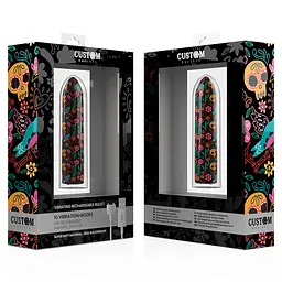 Потужна віброкуля SkullCustom Bullets (Іспанія) Custom Bullets CB912307 102921 - мініатюра 6