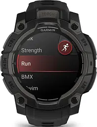 Смарт-годинник Garmin Instinct 3 50mm Amoled Black with Charcoal Band (010-03020-00/40) - мініатюра 4