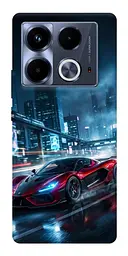 TPU чохол Demsky Red sport car для Infinix Note 40 4G