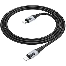 Дата кабель Borofone BX101 Creator 27W Type-C to Lightning (1m) Black - мініатюра 4