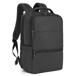 Рюкзак міський розширюваний Tigernu T-B3905 38л з USB для ноутбука 19" Black (17055)