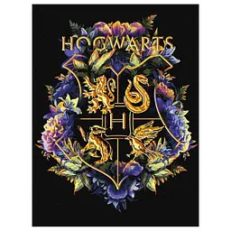 Картина за номерами WB Harry Potter: Герб Гоґвортсу з фарбами металік 30x40 см (KHO5209)