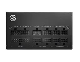 Блок живлення 850 Вт, MAG A850GL PCIE5, Black, модульний MSI teh0028906 - мініатюра 2