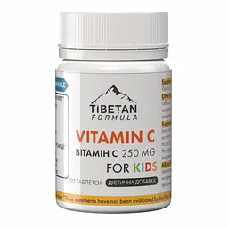 Вітамін Tibetan Formula С дитячий 250 мг 120 таблеток