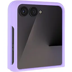 Чохол Foldables Silicone Cover Lakshmi (AAA) для Samsung Galaxy Z Flip7 Бузковий / Dasheen