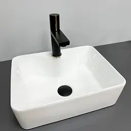 Умивальник VBI Forli S white накладний VBI-011101, Білий - мініатюра 3