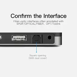 Кабель мультимедійний Optical Toslink 2.0m black Vention (BAEBH) - мініатюра 5