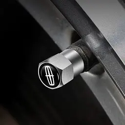 Ковпак вентиля колеса LINCOLN 4 шт Тюнінг Сірі - мініатюра 2
