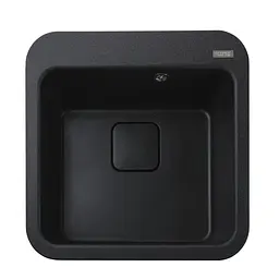 Гранітна мийка Globus Lux Barbora графiт 510x510мм-А0001 000009395, Графит