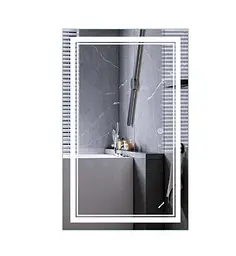 Дзеркало Mixxus Premium QUADRO MR20-50x80-REVERSE (LED Touch, Anti-fog) (MP6620) - мініатюра 1