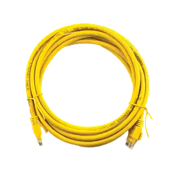 Патч-корд літій UTP RJ45 кат. 5Е 1 м (жовтий)