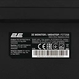 Монітор 2E 27" F2725B D-Sub HDMI IPS 100Hz teh0014171 - мініатюра 9