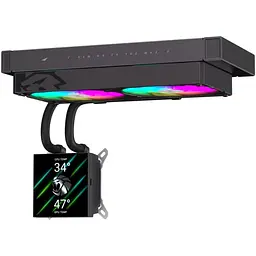 СВО GameMax Glacier 240 LCD Black (GLACIER 240 LCD BK) - мініатюра 7