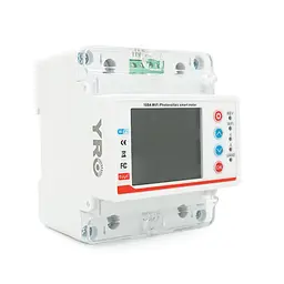 Багатофункціональне реле однофазне YRO YRVP-3Wifi V/A Protector with meter,2P 100A AC220 однофазний (з комунікацією) на DIN-рейку, 220V, 100A, LCD