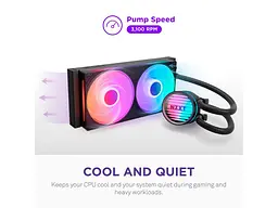 Водяне охолодження NZXT Kraken Core 240 Black (RL-KR24C-B1) - мініатюра 3