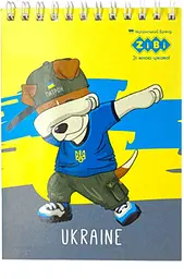 Блокнот на пружині зверху Patriot Spirit KIDS Line, А6, 40 аркушів, картонна обкладинка (В асортименті)