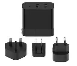 Зарядний пристрій XiaomiZMI Fast Charging 65W 2-USB + UCB-C Black - мініатюра 2