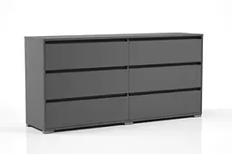 Комод Тіна Orange-Line 1600 Графіт 1600x400x773