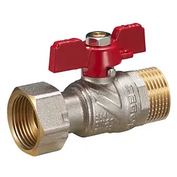 Кран з накидною гайкою кульовий Zegor FUN12 прямий 3/4" ВН PN40 30412 - мініатюра 2