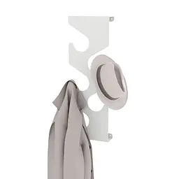 Вішак для одягу та рушників Nice & Cozy Figure вертикальний білий