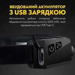 Світлодіодний LED ліхтар налобний з акумулятором ліхтарик акумуляторний туристичний ліхтарик для риболовлі, велосипедний ліхтарик з датчиком руху UKC G28 - мініатюра 15