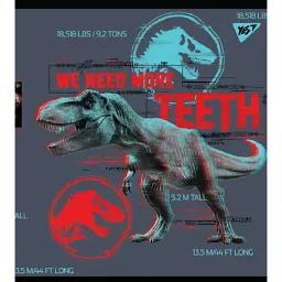 Зошит Yes А5 Jurassic World Science Gone Wrong 18 аркушів клітинка (765317), в асортименті - мініатюра 5