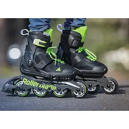 Ролики Rollerblade Macroblade 80 290 Чорний-Салатовий - мініатюра 6