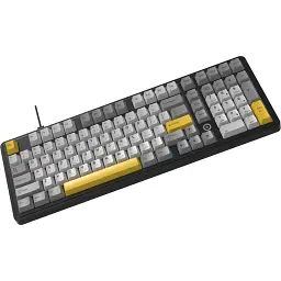 Клавіатура USB Ajazz AK980 MAX Magnetic switches Black/Grey/Yellow (AK980-MAX-M-BGY) UA - мініатюра 2