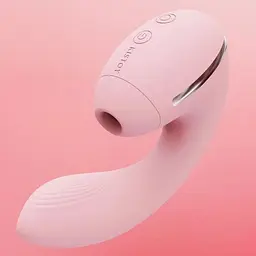Вакуумний вібратор KisToy Tina Mini Pink - мініатюра 2