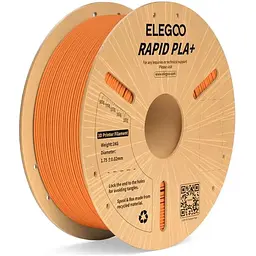 Пластик для 3D-принтера ELEGOO Rapid PLA Plus 1кг, 1.75мм, orange (50.203.0120)