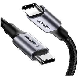Дата кабель USB-C to USB-C 2.0m US316 100W 5A Alum. (Black) Ugreen (70429)