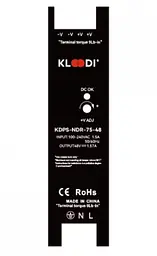 Блок живлення на дінрейку 75W 48V IP20 KLOODI KDPS-NDR 75 48V