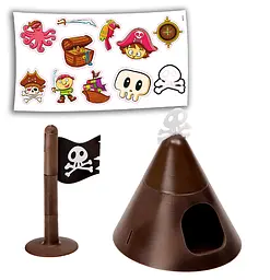 Клітка для хом'яків Ferplast Criceti 9 Pirates чорна 46х29.5х23 см 57009061 - мініатюра 9