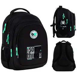 Рюкзак GoPack Teens 162M-4 Чорний (GO26-162M-4)