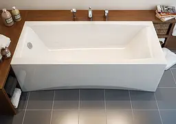 Ванна акрилова Cersant Vrgo 160x75 S301-046 + ніжки - мініатюра 4