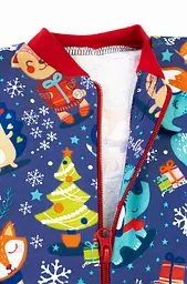 Чоловічок на блискавці з різдвяним принтом Christmas Fox - мініатюра 2