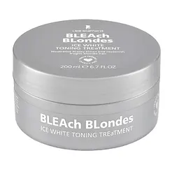 Маска для волосся з синім пігментом Bleach Blondes Ice White Toning Treatment Mask Lee Stafford 200 мл - мініатюра 2