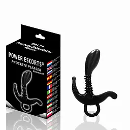Стимулятор простати Power Escorts Prostate Pleaser, 12.5 см (чорний) - мініатюра 3