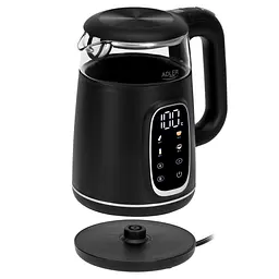 Електрочайник Adler AD 1305 black silver - мініатюра 2